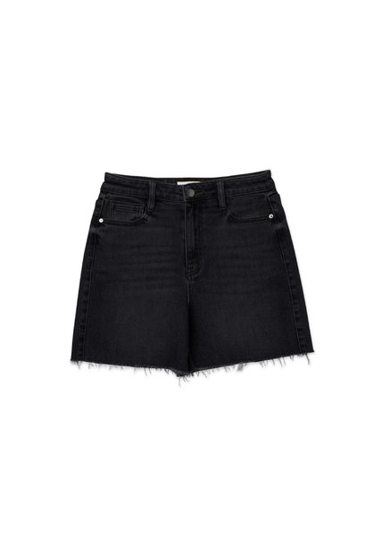 Short Mujer Cat Denim High Rise Cowb Negro CAT