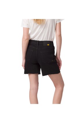Short Mujer Cat Denim High Rise Cowb Negro CAT