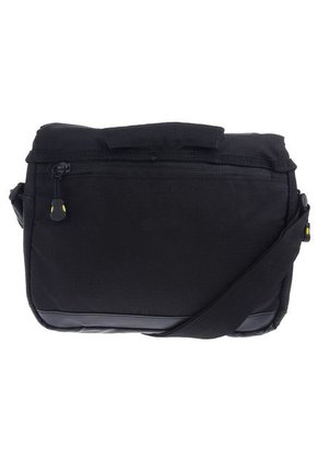 Bolso Manos Libres Negro-Amarillo Caterpillar Small Messenger Iron