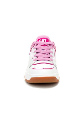 Tenis Mujer Cat Script Graffiti Blanco CAT