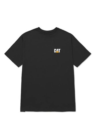 Camiseta CAT Hombre CAT SMALL LOGO TEE Negro CAT CAT