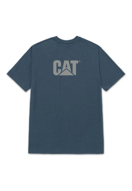 Camiseta CAT Hombre CAT LOGO TEE Azul CAT