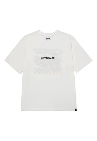 Camiseta CAT Hombre MOTO GRAPHIC TEE 4 Blanco CAT CAT