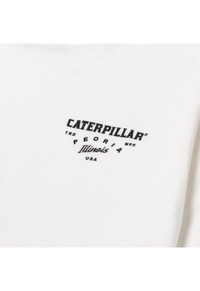 Camiseta CAT Hombre HERITAGE PEORIA GRAP Blanco CAT