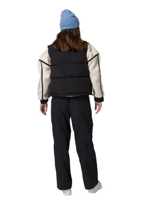 Chaleco CAT Mujer CROPPED PUFFER VEST Negro CAT