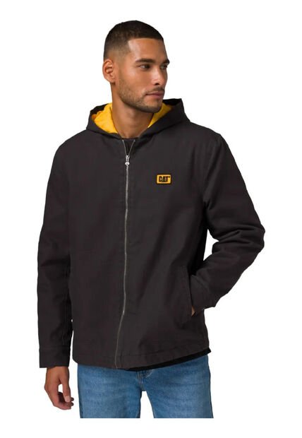 Chaqueta CAT Hombre CANVAS INSULATED HOO Negro CAT