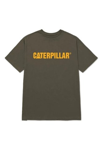 Camiseta CAT Hombre CATERPILLAR LOGO TEE Verde CAT CAT