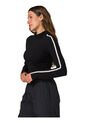 Camiseta CAT Mujer SPORTY MOCK NECK L/S Negro CAT de CAT