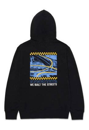 Buzo CAT Hombre GRAPHIC FRENCH TERRY Negro CAT