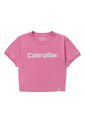 Camiseta CAT Mujer RG CROP GRAPHIC TEE Marfil CAT de CAT
