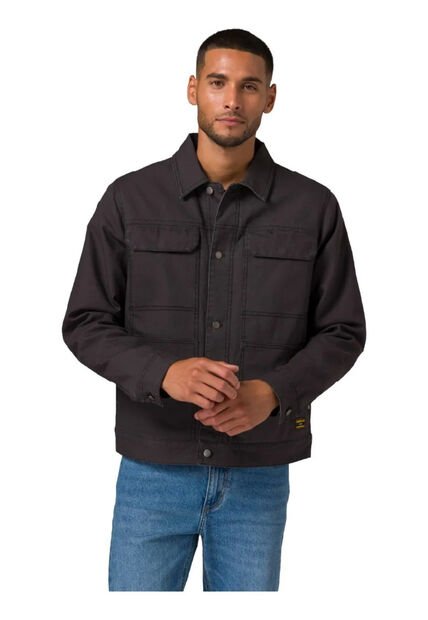 Chaqueta CAT Hombre CANVAS FLANNEL LINED Negro CAT