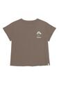 Camiseta CAT Mujer CROSS STITCH RELAXED Gris CAT de CAT