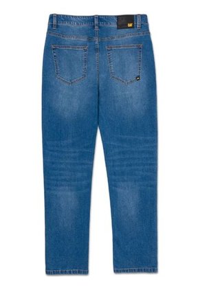 Pantalon CAT Hombre TRIBLEND STRETCH DEN Azul CAT