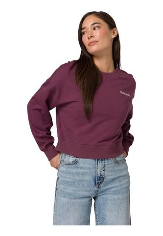 Buzo CAT Mujer W RELAXED FRENCH TER Purpura CAT CAT