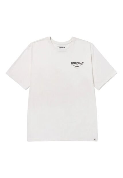Camiseta CAT Hombre HERITAGE PEORIA GRAP Blanco CAT