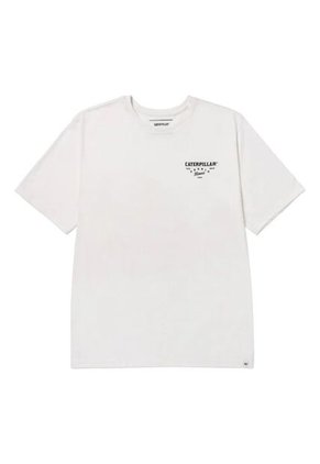 Camiseta CAT Hombre HERITAGE PEORIA GRAP Blanco CAT