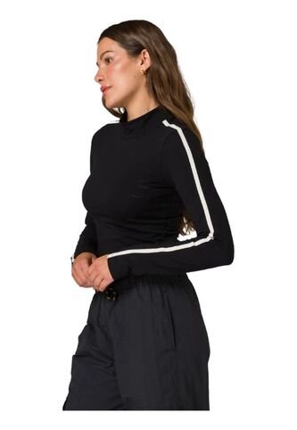 Camiseta CAT Mujer SPORTY MOCK NECK L/S Negro CAT CAT