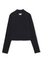 Camiseta CAT Mujer SPORTY MOCK NECK L/S Negro CAT de CAT
