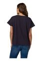 Camiseta CAT Mujer CROSS STITCH RELAXED Azul CAT de CAT