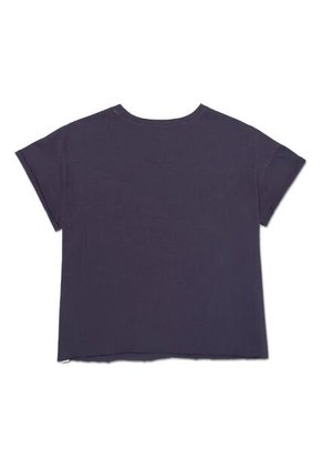 Camiseta CAT Mujer CROSS STITCH RELAXED Azul CAT