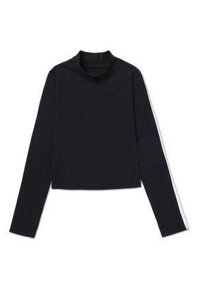 Camiseta CAT Mujer SPORTY MOCK NECK L/S Negro CAT