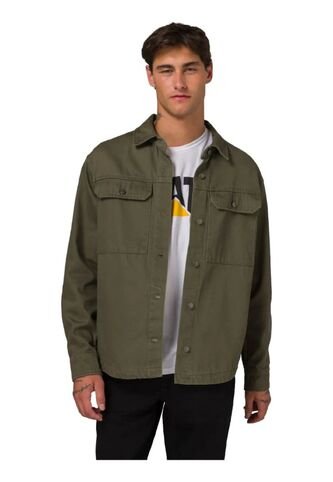 Chaqueta CAT Hombre TWILL OVERSHIRT Verde CAT CAT
