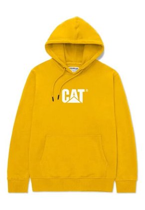 Buzo CAT Hombre FLEECE CAT LOGO PULL Amarillo CAT