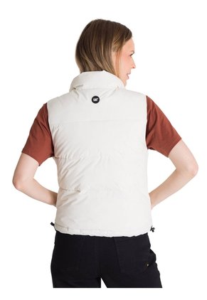 Chaleco Mujer CAT CROPPED PUFFER VEST Vainilla CAT