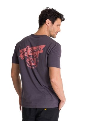 Camiseta Hombre CAT HERITAGE TRACTOR CO Multicolor CAT