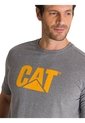 Camiseta Hombre CAT CAT LOGO TEE Gris CAT de CAT