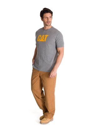 Camiseta Hombre CAT CAT LOGO TEE Gris CAT