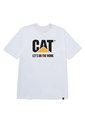 Camiseta Hombre CAT DO THE WORK GRAPHIC Blanco CAT de CAT