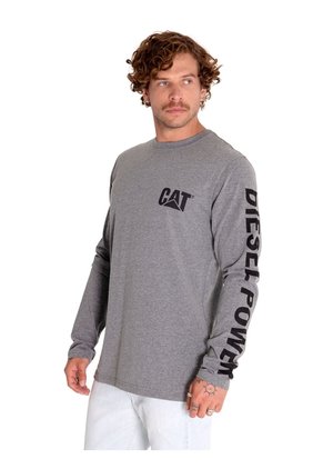 Camiseta Hombre CAT DIESEL POWER L/S TEE Gris CAT
