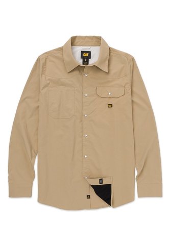 Camisa Hombre CAT LIGHTWEIGHT L/S WEST Khaki CAT CAT