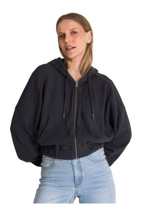 Buzo Mujer CAT WAFFLE-KNIT CROPPED Negro CAT