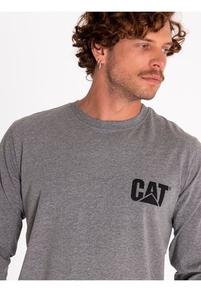 Camiseta Hombre CAT DIESEL POWER L/S TEE Gris CAT