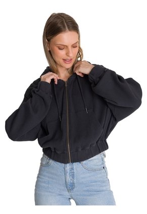 Buzo Mujer CAT WAFFLE-KNIT CROPPED Negro CAT