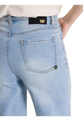 Pantalon Mujer CAT DENIM WIDE LEG Azul CAT