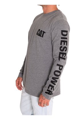 Camiseta Hombre CAT DIESEL POWER L/S TEE Gris CAT