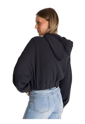 Buzo Mujer CAT WAFFLE-KNIT CROPPED Negro CAT