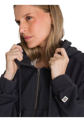 Buzo Mujer CAT WAFFLE-KNIT CROPPED Negro CAT
