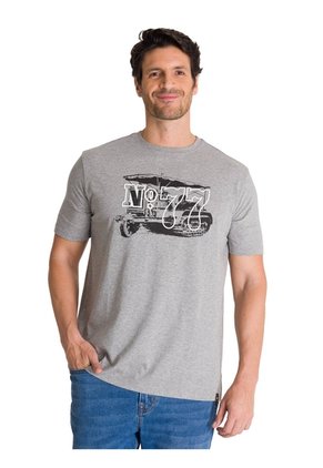 Camiseta Hombre CAT HERITAGE NO 77 TEE Gris CAT