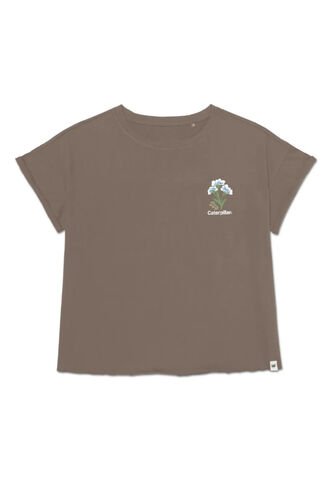 Camiseta CAT Mujer CROSS STITCH RELAXED Gris CAT CAT