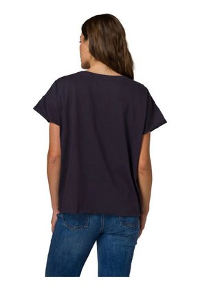 Camiseta CAT Mujer CROSS STITCH RELAXED Azul CAT