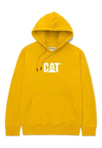 Buzo CAT Hombre FLEECE CAT LOGO PULL Amarillo CAT CAT
