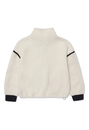 Buzo CAT Mujer RELAXED HALF ZIP SHE Blanco CAT