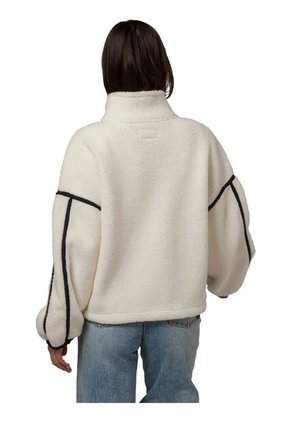 Buzo CAT Mujer RELAXED HALF ZIP SHE Blanco CAT