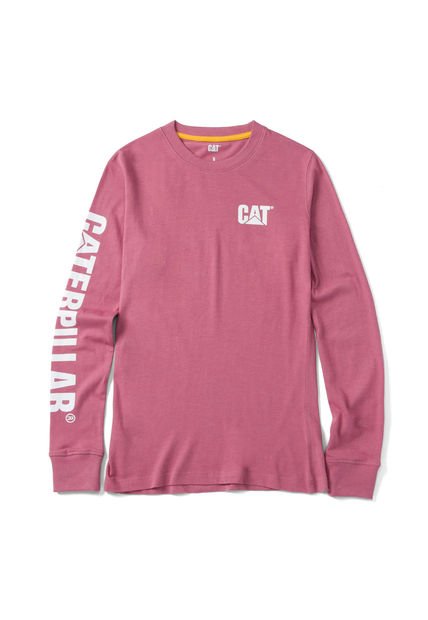 Camiseta Mujer CAT WOMEN S TRADEMARK BA Rosa CAT