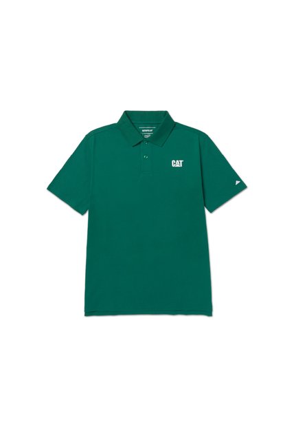 Camiseta Polo Hombre Cat Cat Logo Jersey Polo Morado CAT