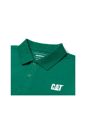 Camiseta Polo Hombre Cat Cat Logo Jersey Polo Morado CAT